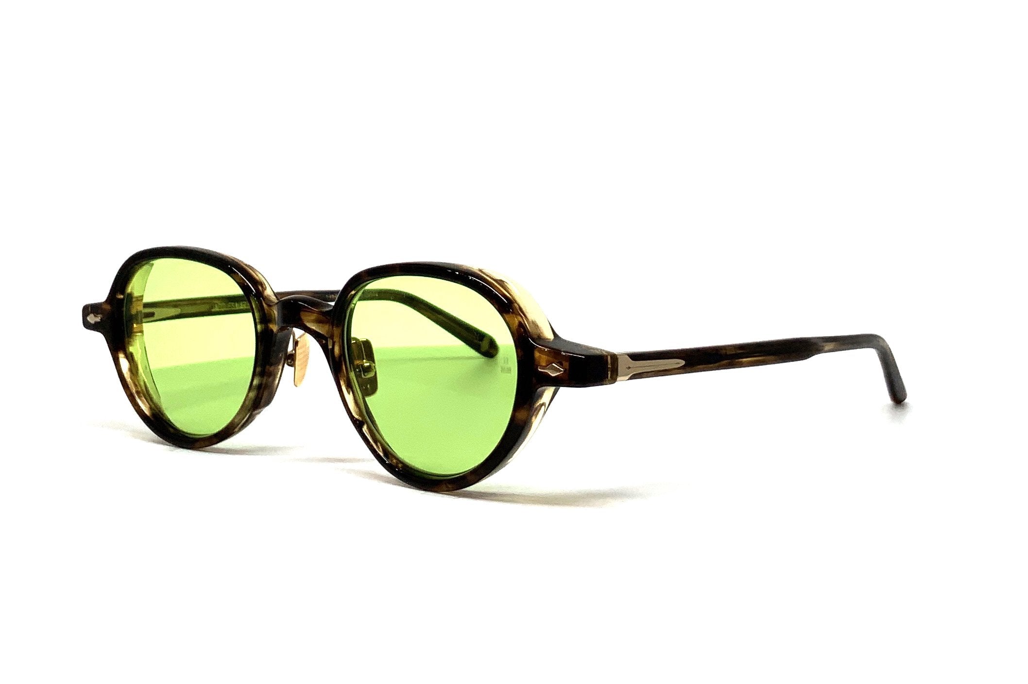 Jaques Mari Mage - The Clark Yellow colored Sunglasses